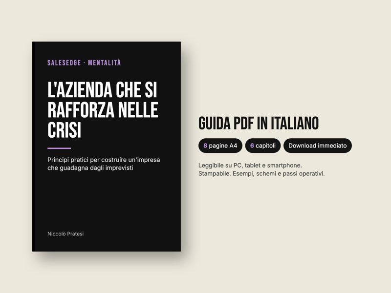 L'Azienda che si Rafforza nelle Crisi