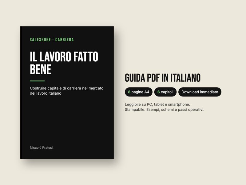 Il Lavoro Fatto Bene