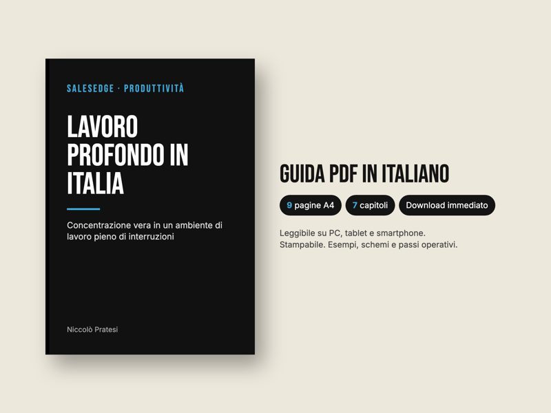 Lavoro Profondo in Italia