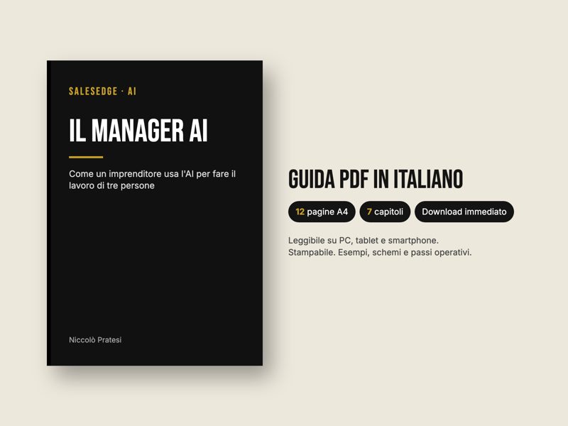 Il Manager AI